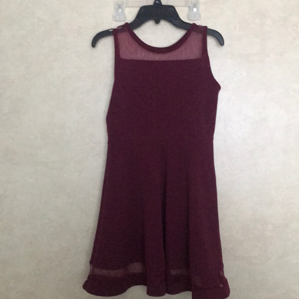 Maroon dress